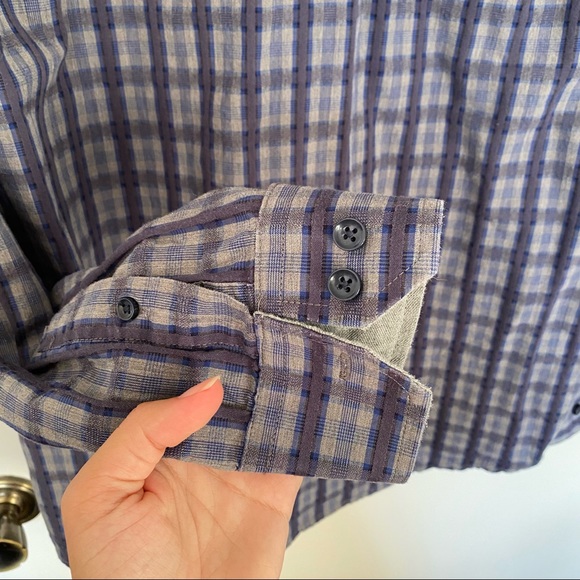 Tasso Elba men’s button down cotton shirt in size medium 15-15” - Picture 5 of 11